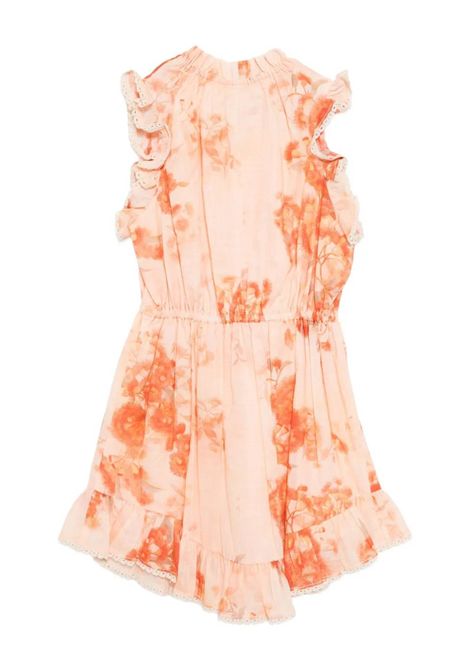 Abito con stampa ZIMMERMANN KIDS | 1897DRS264TAN LEOPARD